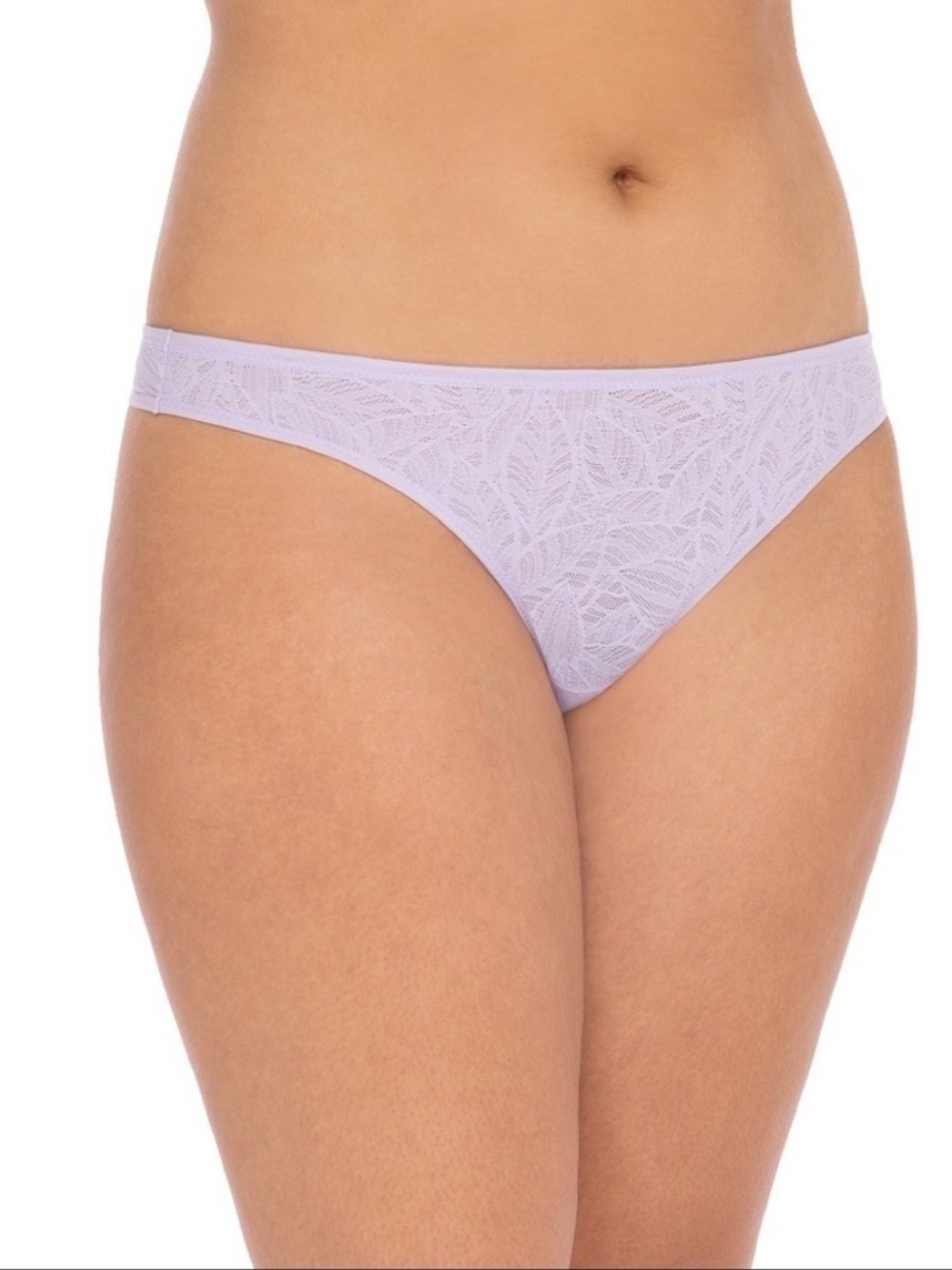 Secret Treasures lavender lace thong panty size small (4-6)